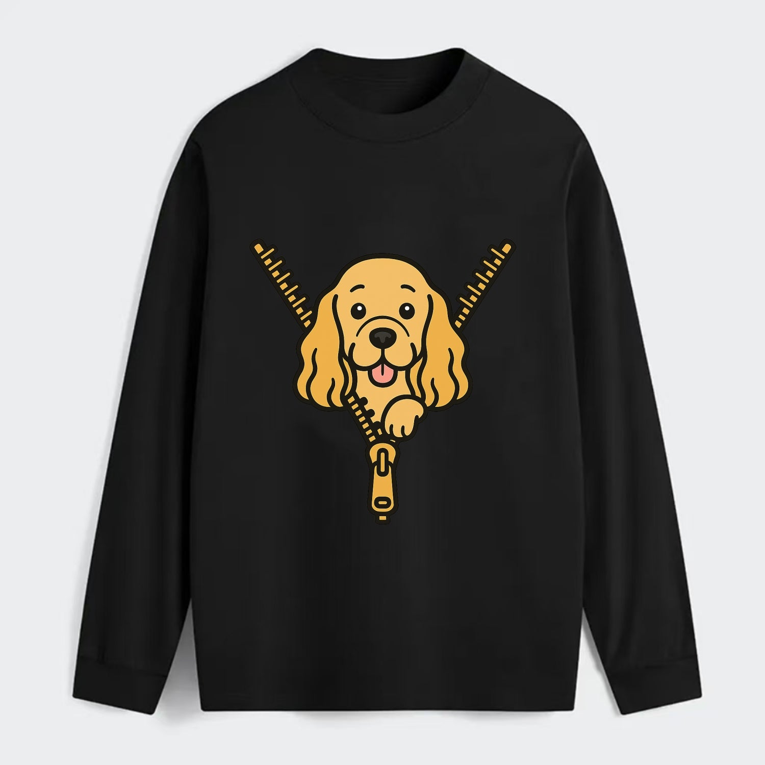 Cocker Spaniel - Classic Long Sleeve Shirt - Black