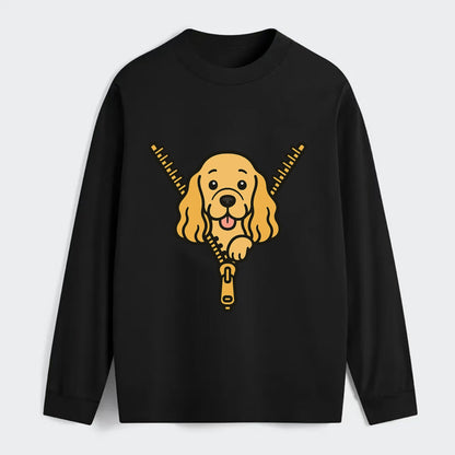 Cocker Spaniel - Classic Long Sleeve Shirt - Black