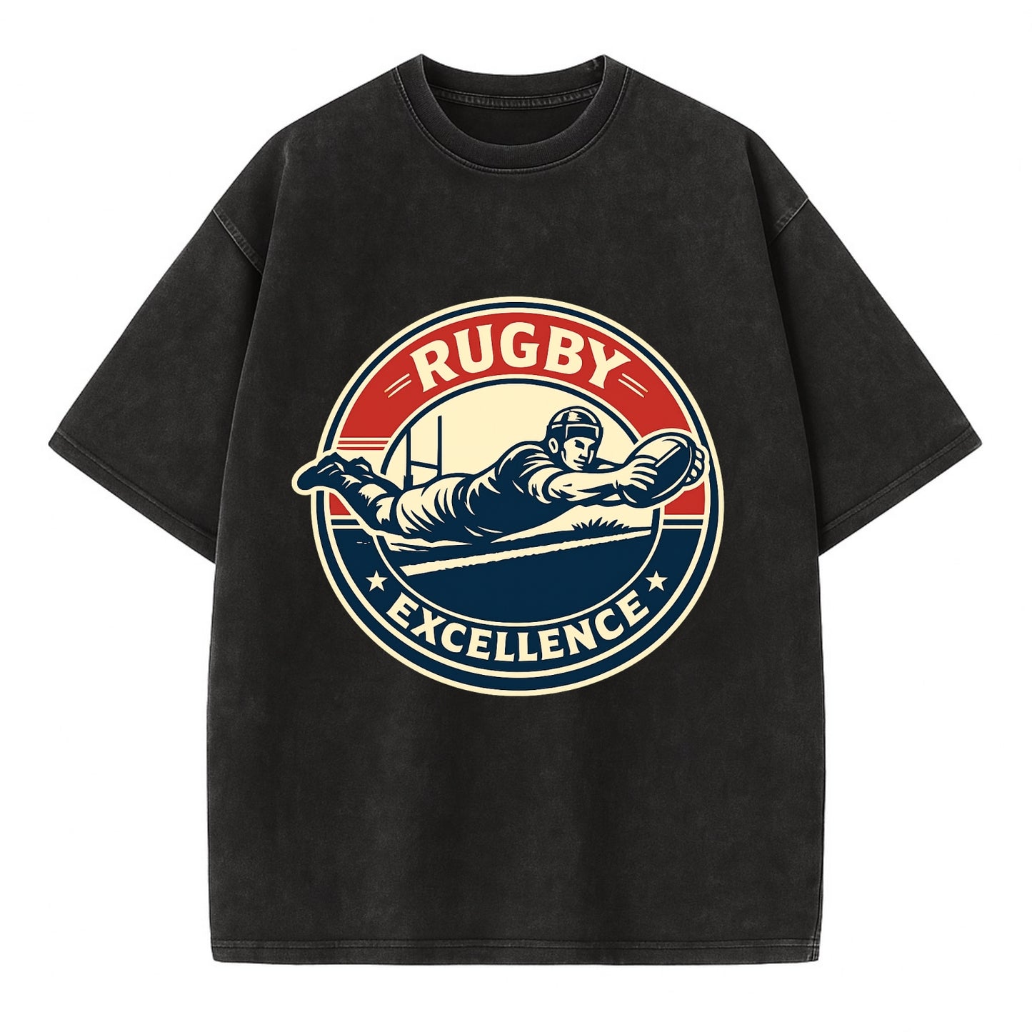 Epic Try Dive Emblem - Vintage T-shirt - Black