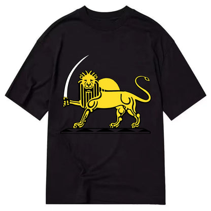 Lion Of The Rising Blade - Classic T-shirt - Black