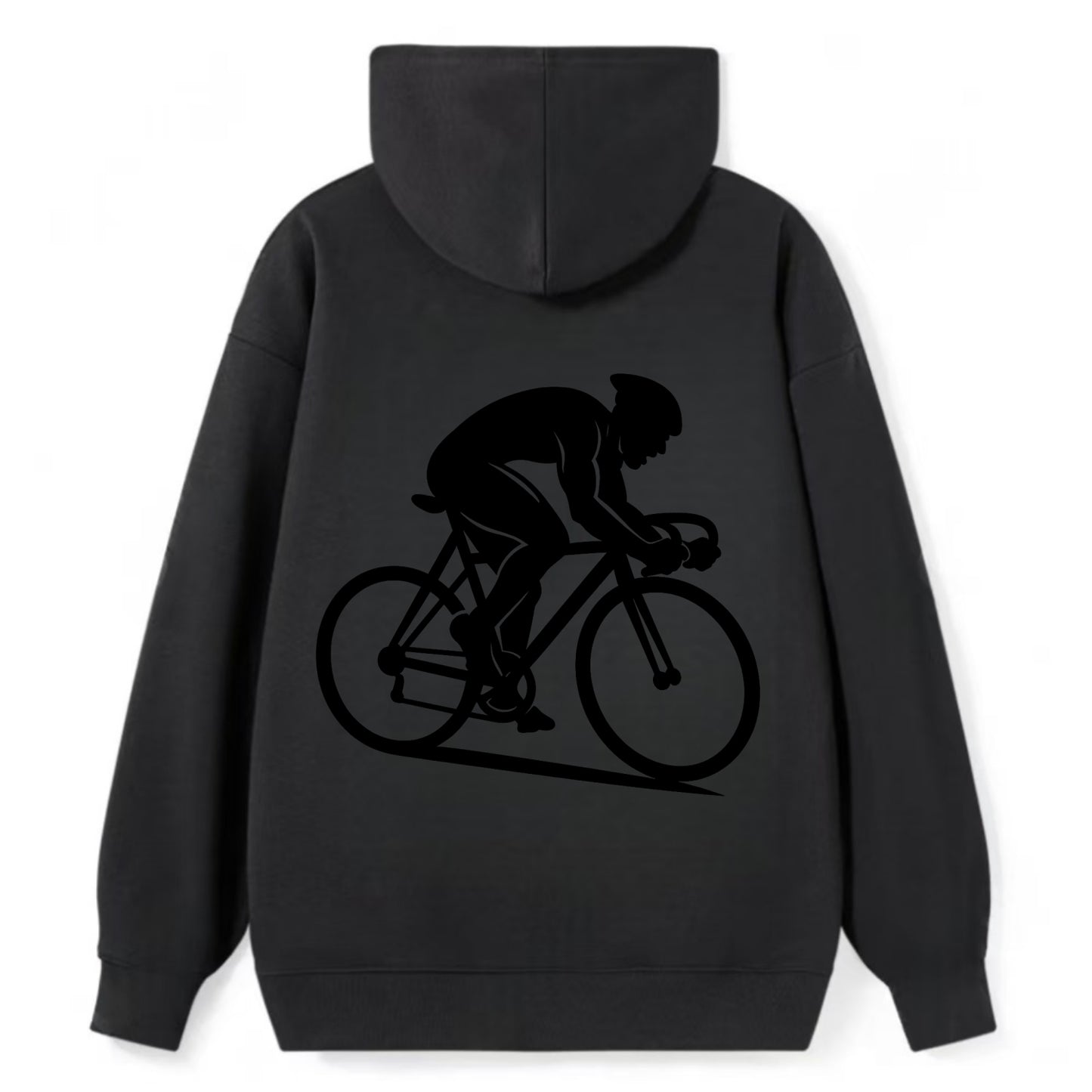 Sprint cyclist racing stance - Classic Pullover Hoodie - Black