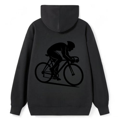Sprint cyclist racing stance - Classic Pullover Hoodie - Black