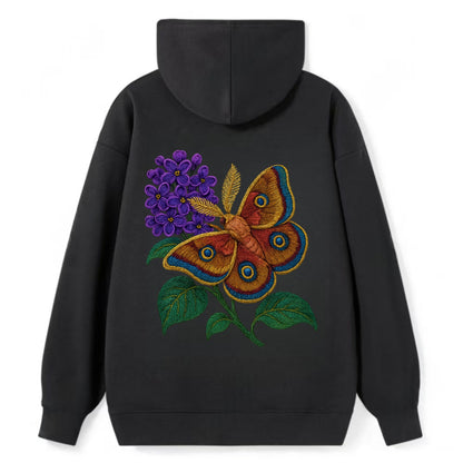 Polyphemus Moth - Classic Pullover Hoodie - Black