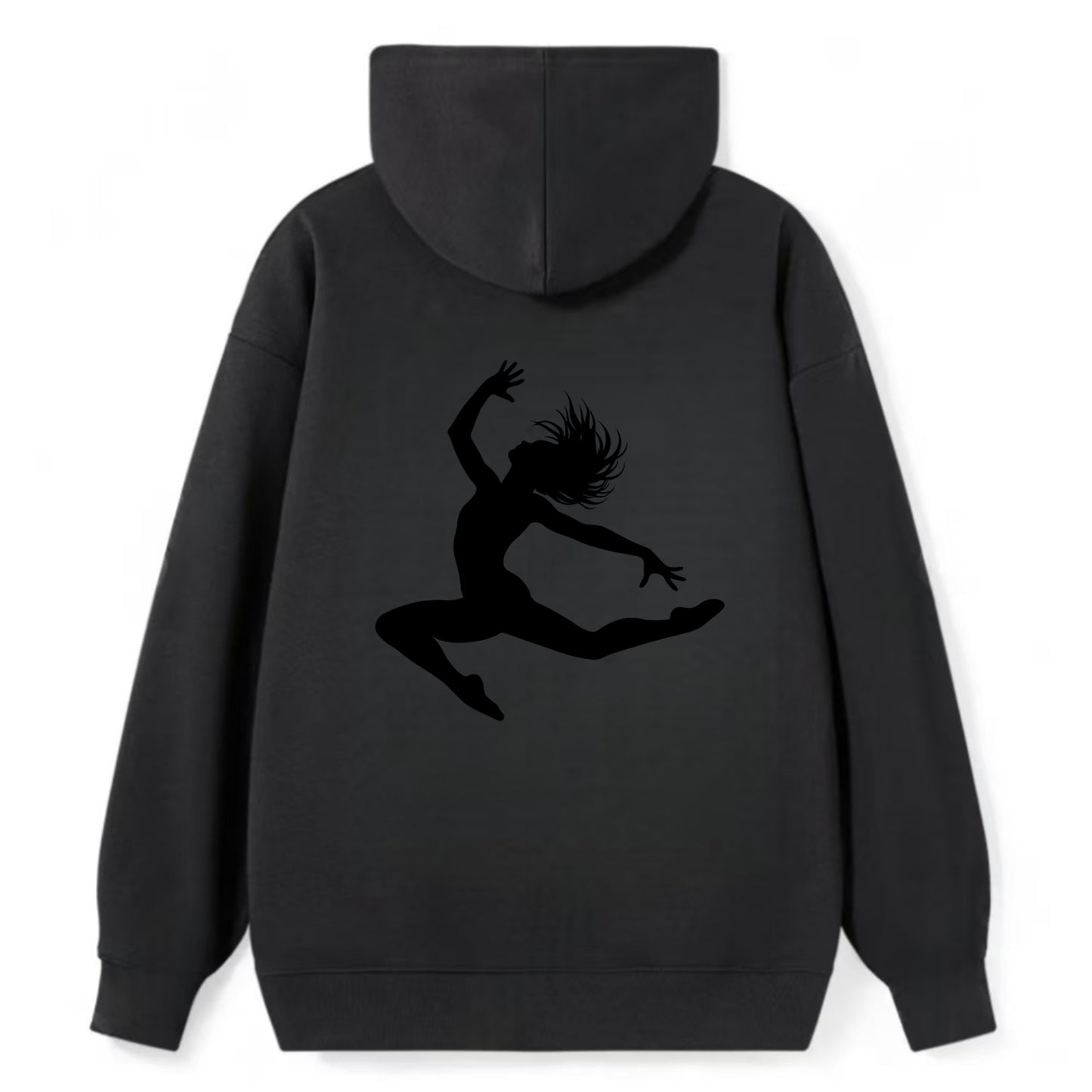 Contemporary dancer leap mid-air - Classic Pullover Hoodie - Black