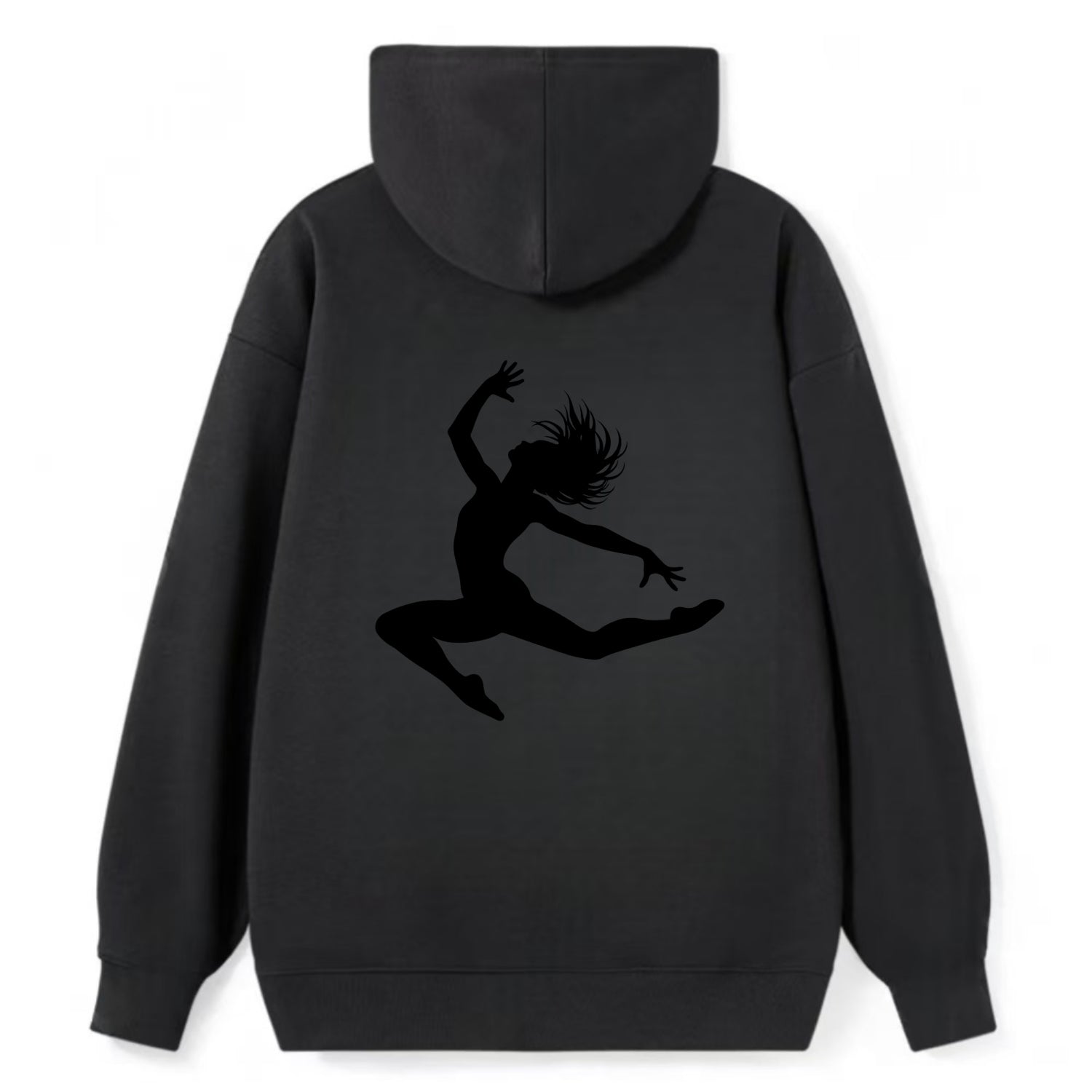 Contemporary dancer leap mid-air - Classic Pullover Hoodie - Black