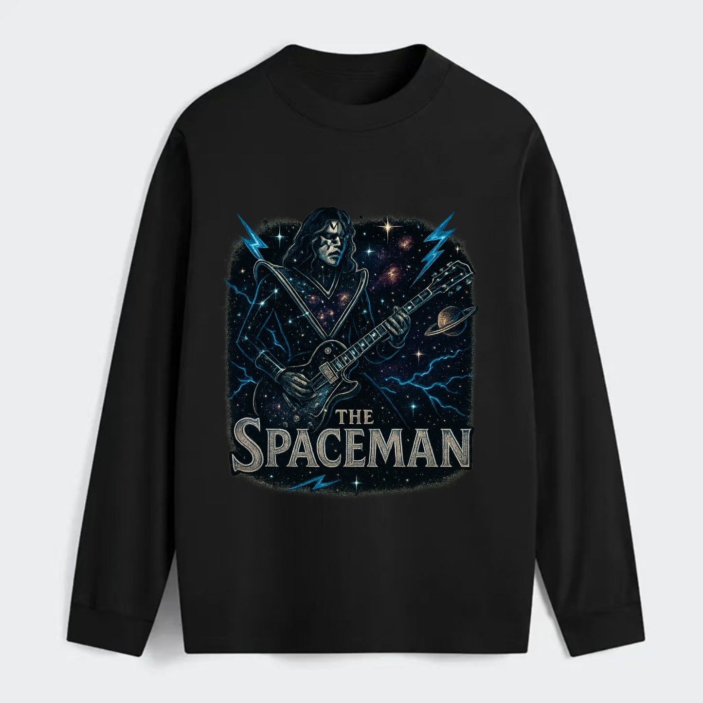 Spaceman Constellation - Classic Long Sleeve Shirt - Black