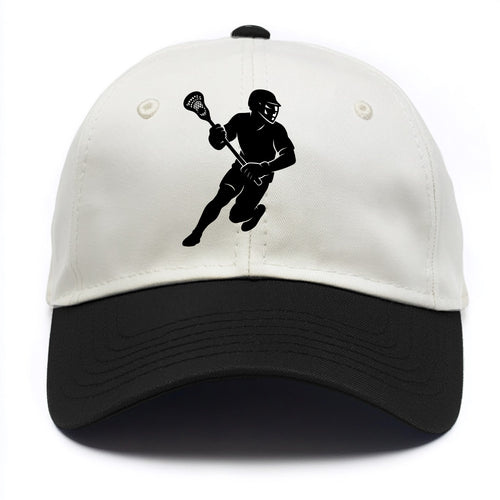 Lacrosse player cradling stick - Two Tone Cap