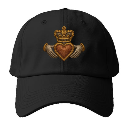 Claddagh  - Baseball Cap For Big Heads - Black