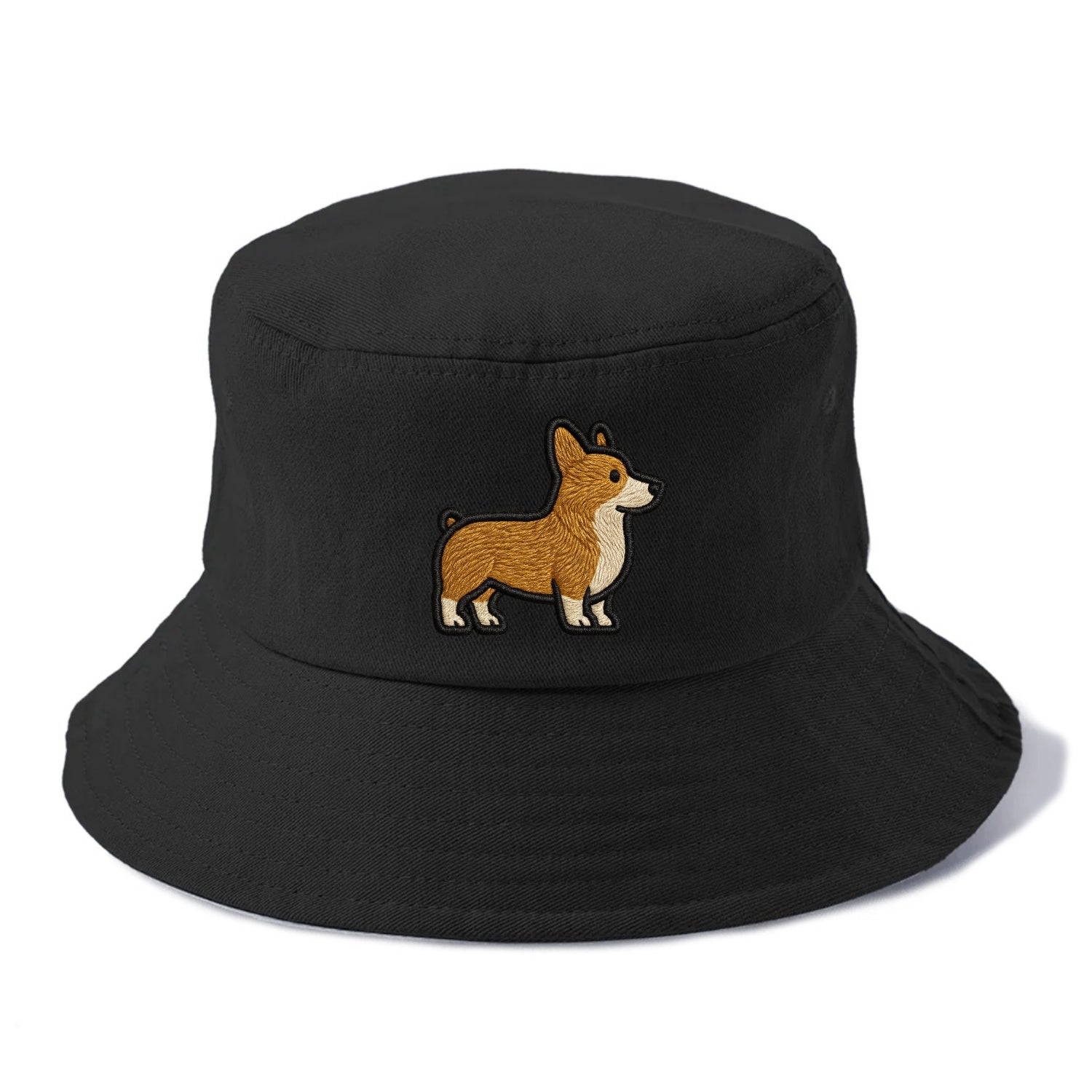 Pembroke Welsh Corgi - Trendy minimal sh - Bucket Hat - Black