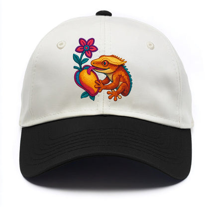 Crested Gecko - Two Tone Cap - Black