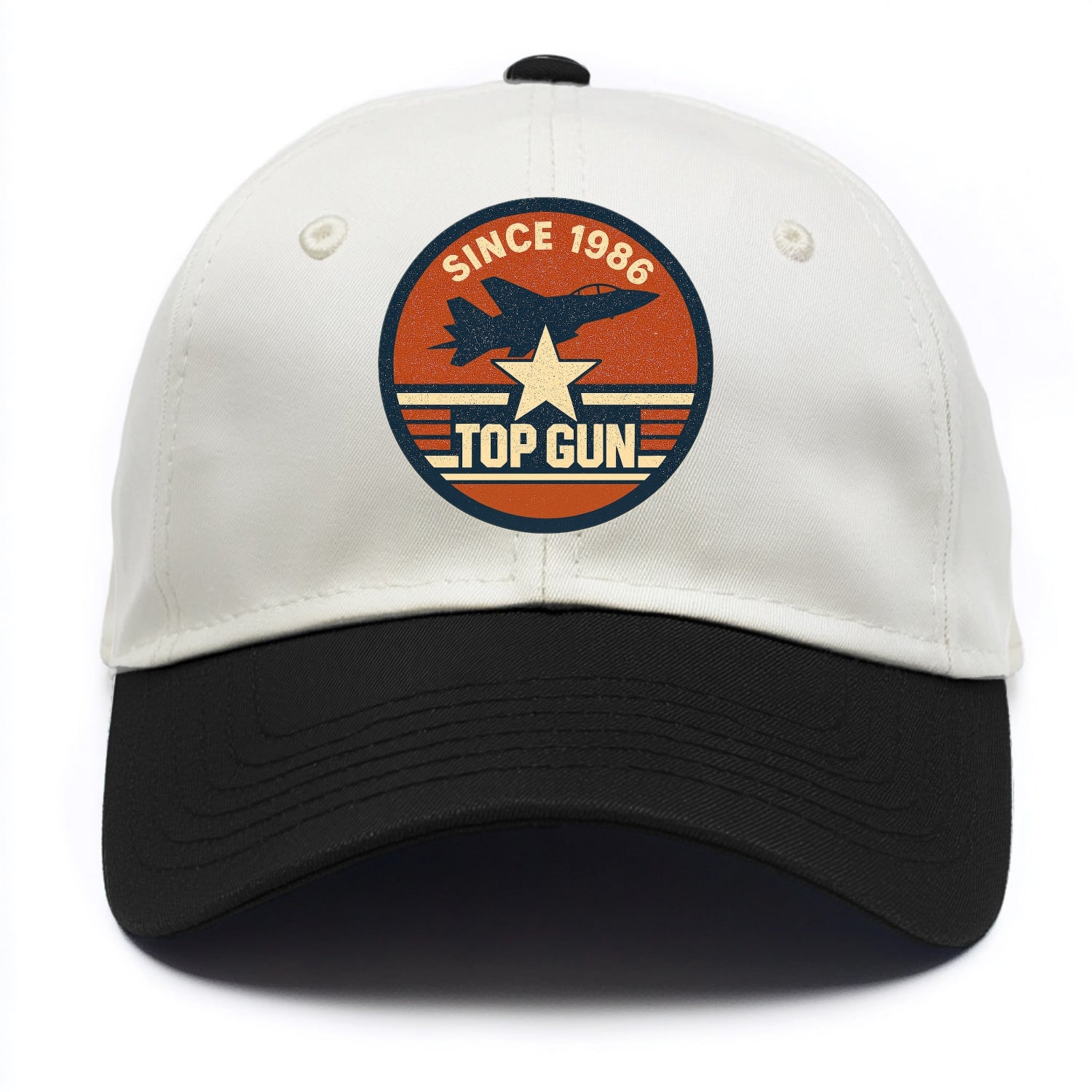 Top Gun Since 1986 - Two Tone Cap - Black