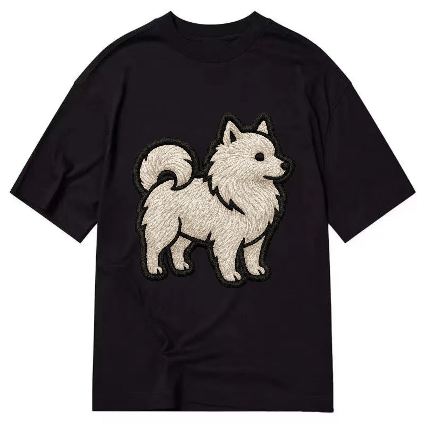 Japanese Spitz - Contemporary white spit - Classic T-shirt - Black