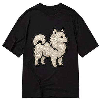 Japanese Spitz - Contemporary white spit - Classic T-shirt - Black