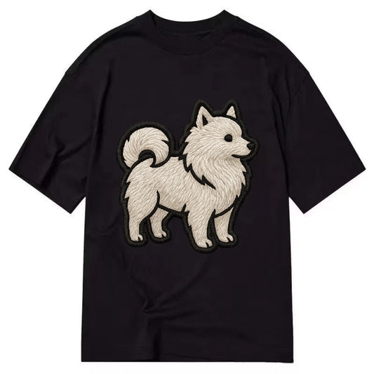 Japanese Spitz - Contemporary white spit - Classic T-shirt - Black