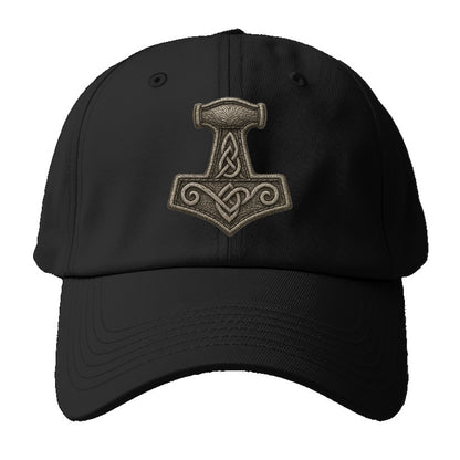 Mjolnir  - Baseball Cap For Big Heads - Black