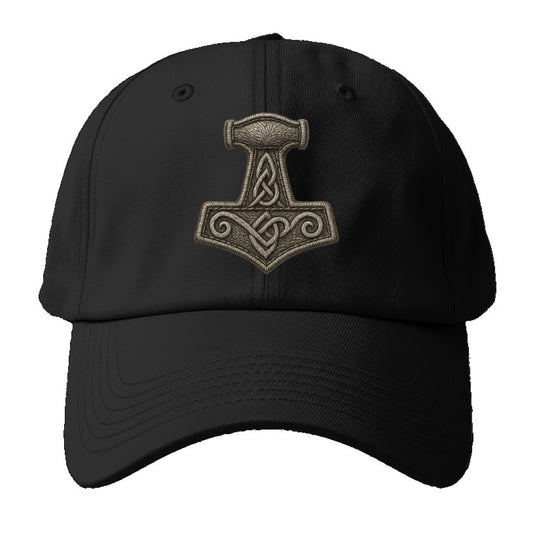 Mjolnir  - Baseball Cap For Big Heads - Black