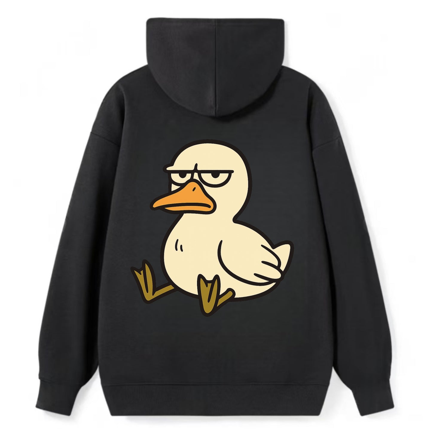 The Duck Judging Silently - Classic Pullover Hoodie - Black