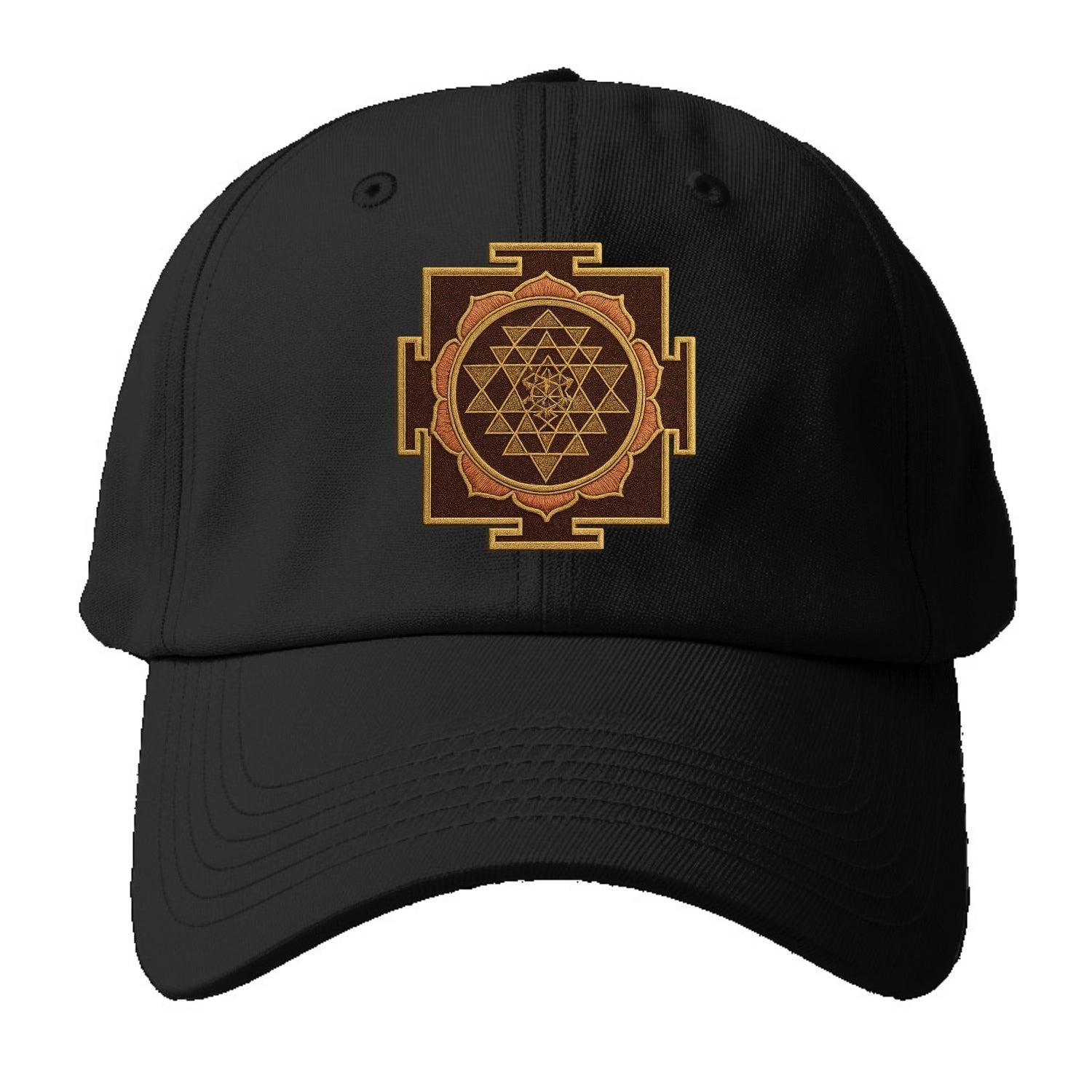 Sri Yantra  - Baseball Cap For Big Heads - Black