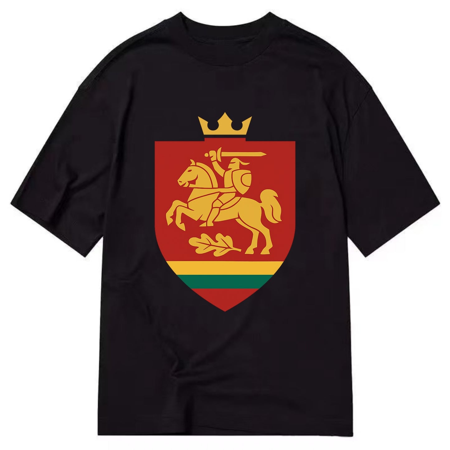 Lithuania Royal Logo  - Classic T-shirt - Black