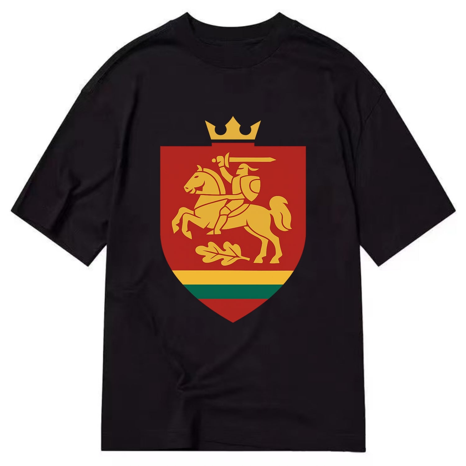 Lithuania Royal Logo  - Classic T-shirt - Black