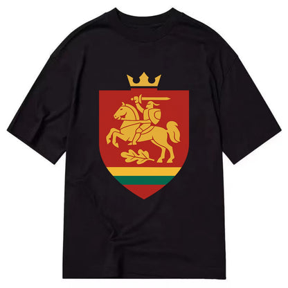 Lithuania Royal Logo  - Classic T-shirt - Black