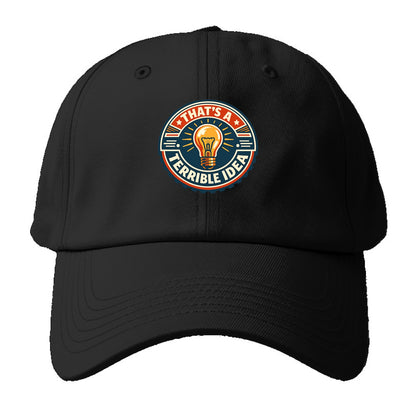 Bold Idea Rebellion - Baseball Cap For Big Heads - Black