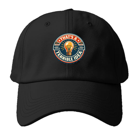 Bold Idea Rebellion - Baseball Cap For Big Heads - Black