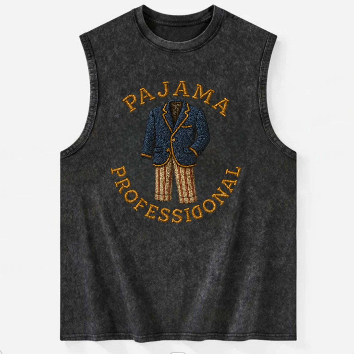 Pajama Professional  - Vintage Washed Tank - Black
