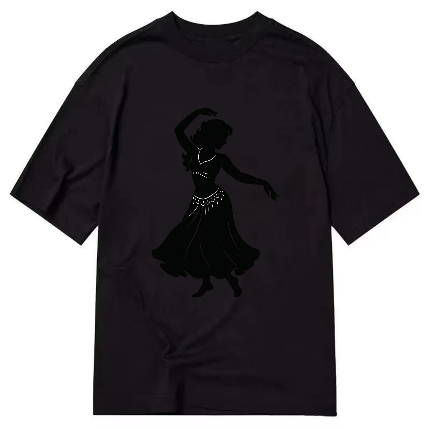Belly dancer graceful gesture - Classic T-shirt - Black