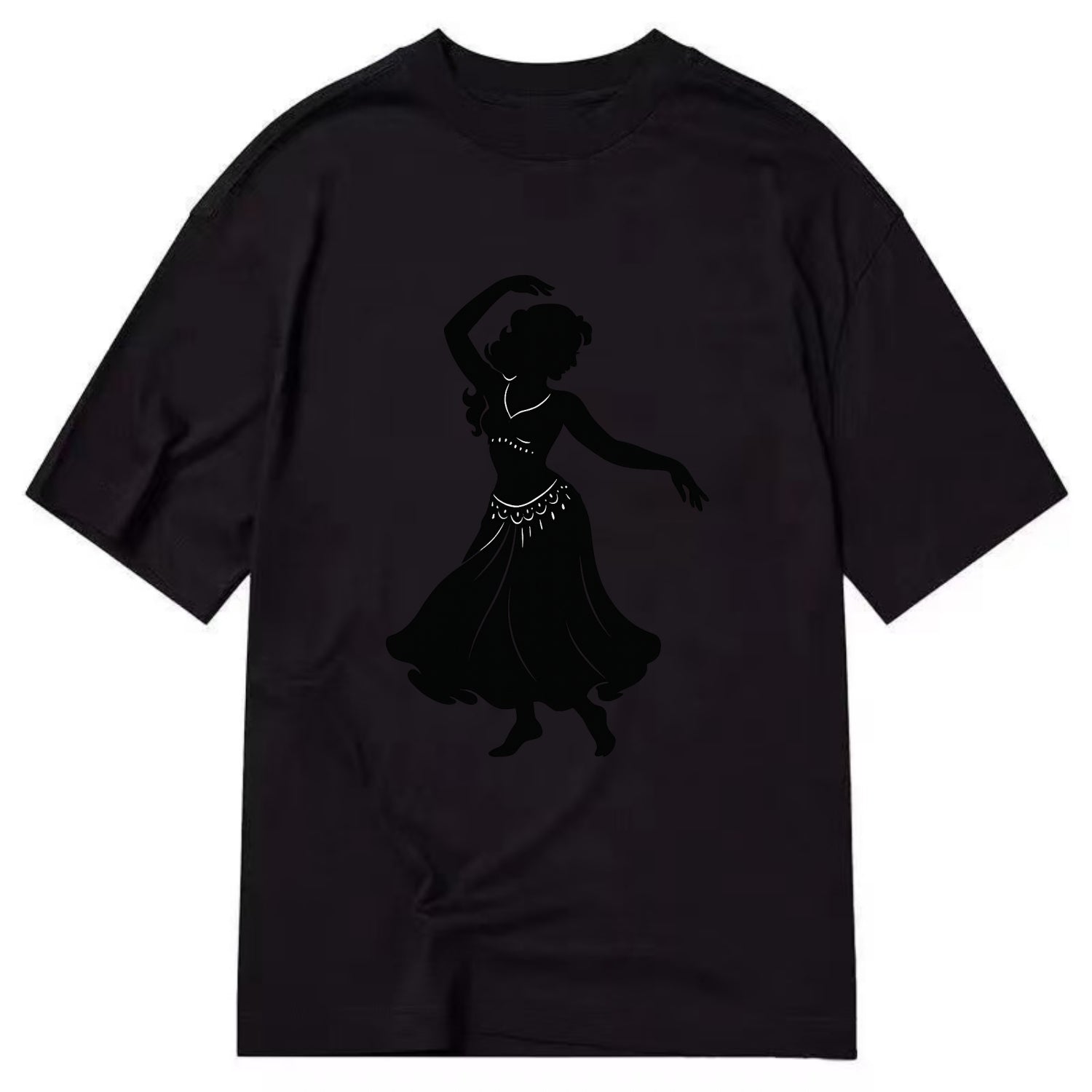 Belly dancer graceful gesture - Classic T-shirt - Black