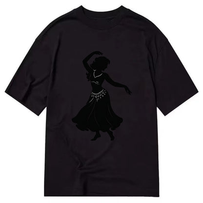 Belly dancer graceful gesture - Classic T-shirt - Black