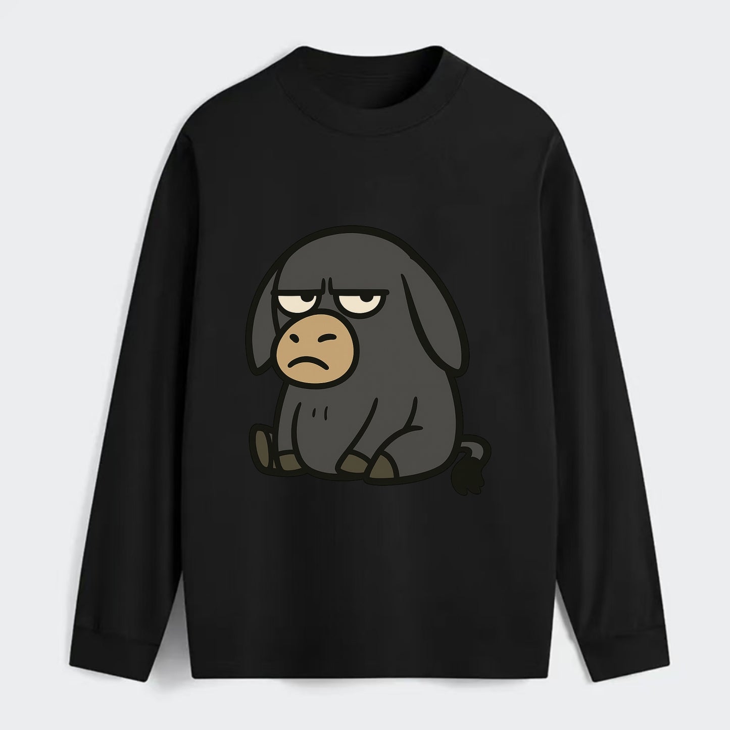 The Donky Judging Silently - Classic Long Sleeve Shirt - Black