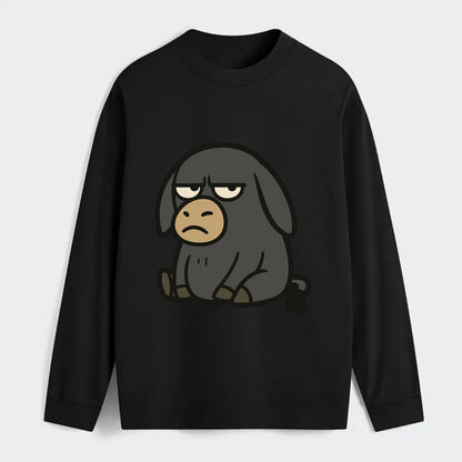 The Donky Judging Silently - Classic Long Sleeve Shirt - Black