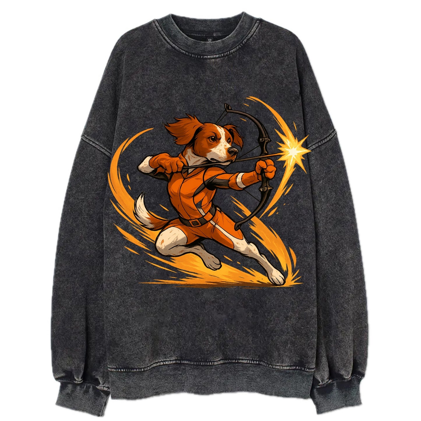 Brittany Hawkeye  - Vintage Sweatshirt - Black