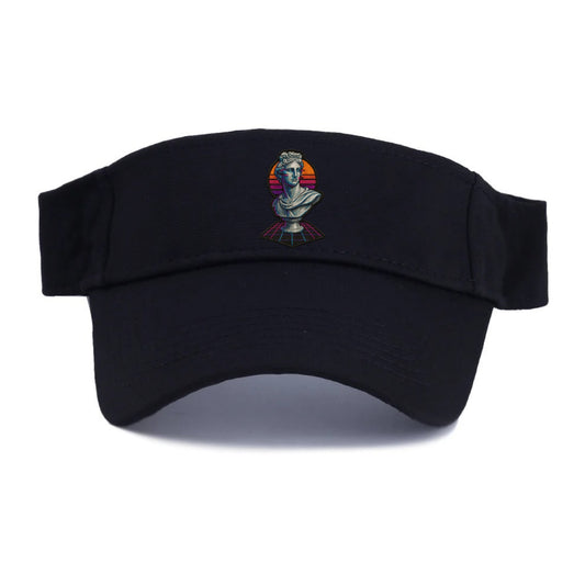 Greek Statue - Visor - Black