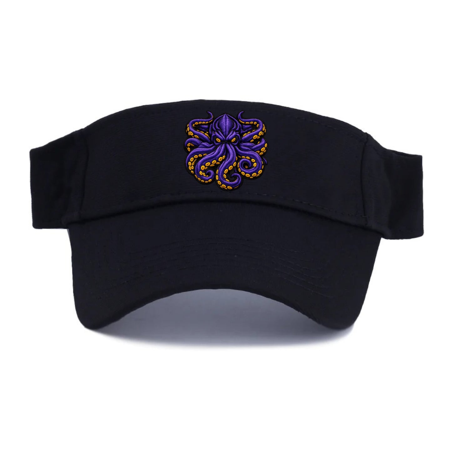 KRAKEN TENTACLES - sea monster in purple and black , deep sea - Visor - Black