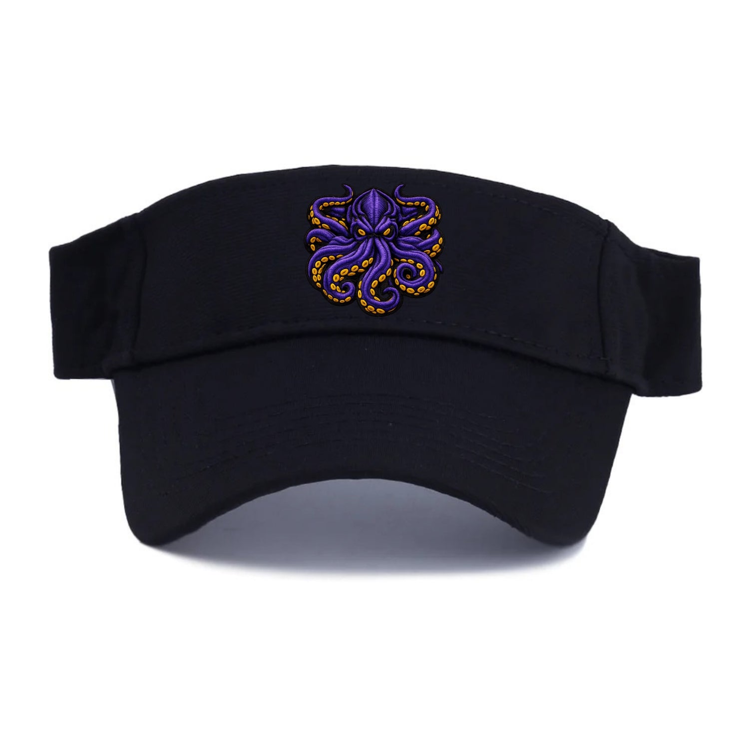 KRAKEN TENTACLES - sea monster in purple and black , deep sea - Visor - Black