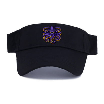 KRAKEN TENTACLES - sea monster in purple and black , deep sea - Visor - Black