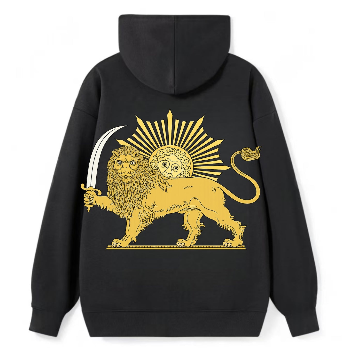 Shir O Khorshid - Classic Pullover Hoodie - Black
