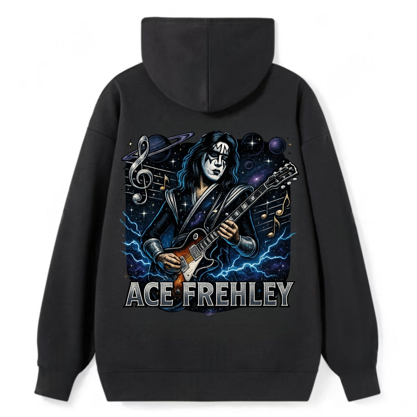 Ace Musical Cosmos - Classic Pullover Hoodie - Black