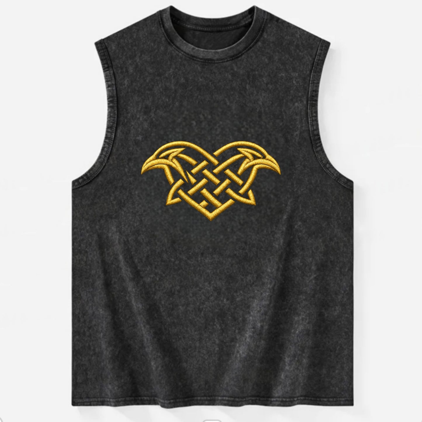 Raven Knot - Vintage Washed Tank - Black