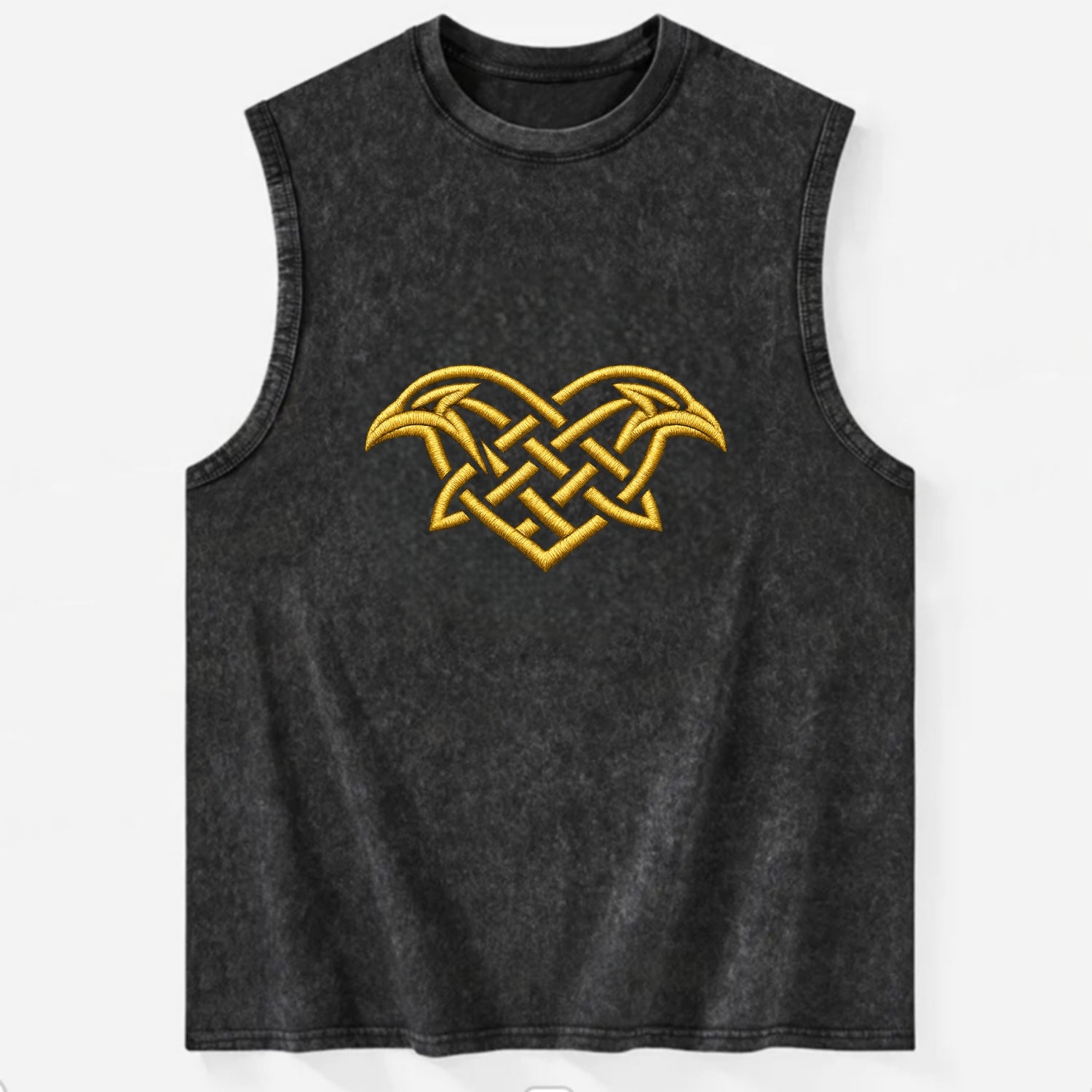 Raven Knot - Vintage Washed Tank - Black