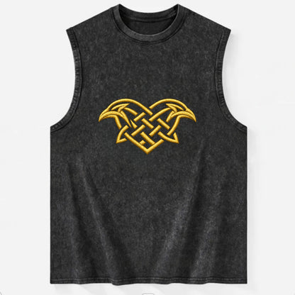 Raven Knot - Vintage Washed Tank - Black