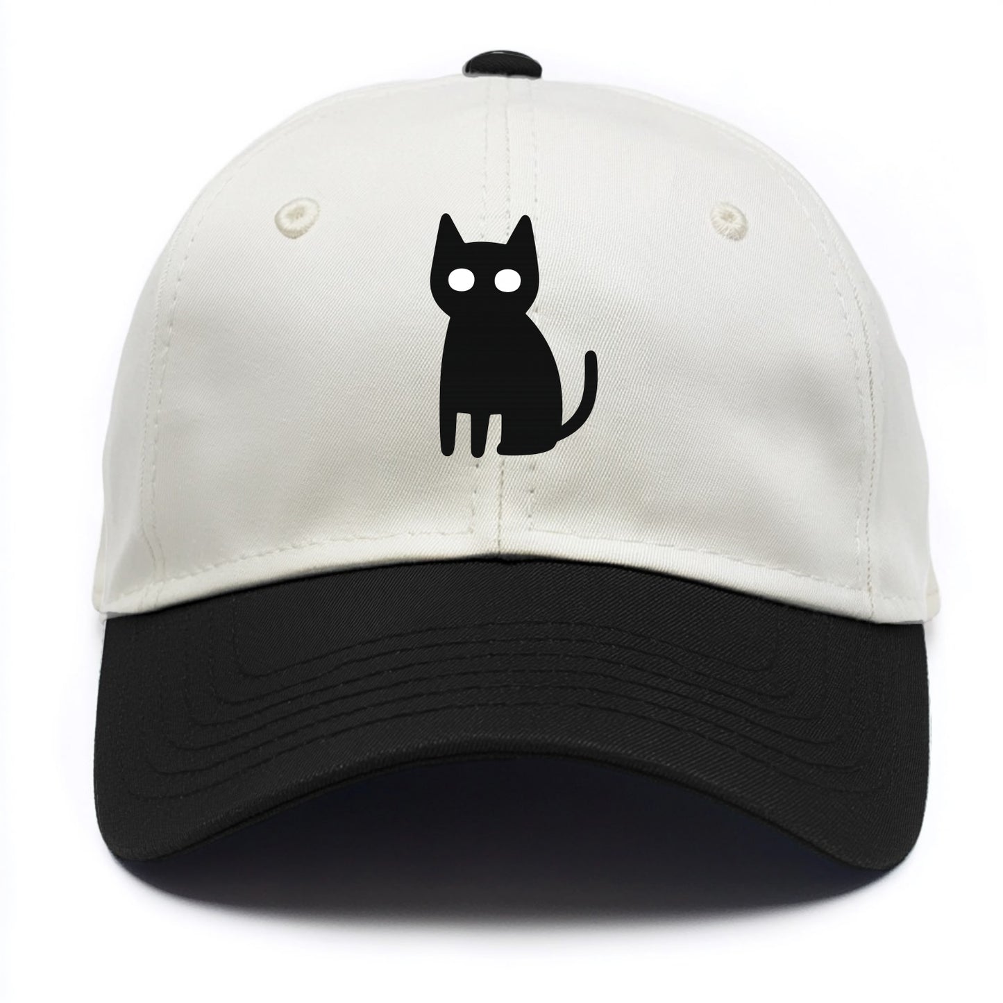 YOU MUST EMBRACE THE VOID | Black cat st - Two Tone Cap - Black