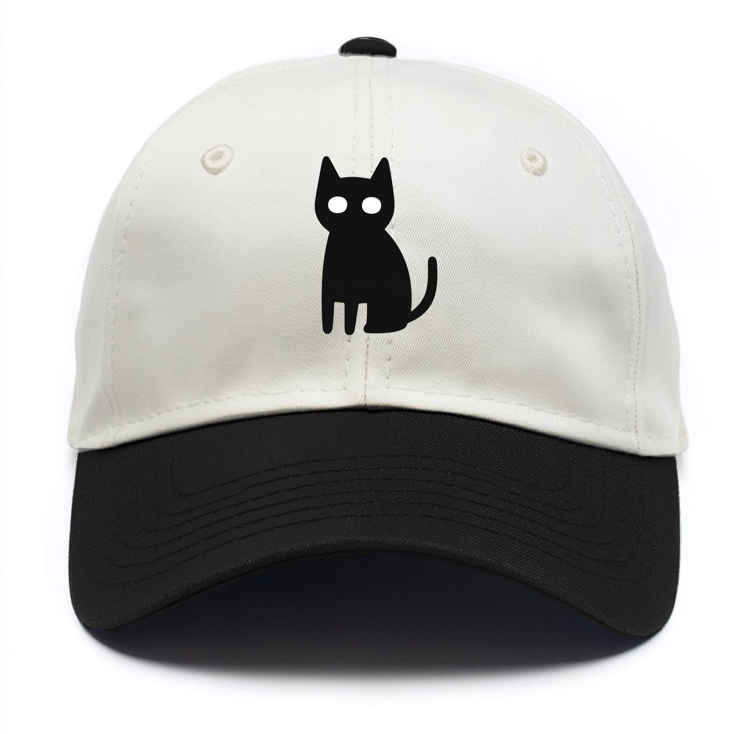 YOU MUST EMBRACE THE VOID | Black cat st - Two Tone Cap - Black