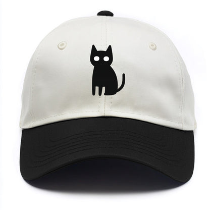 YOU MUST EMBRACE THE VOID | Black cat st - Two Tone Cap - Black