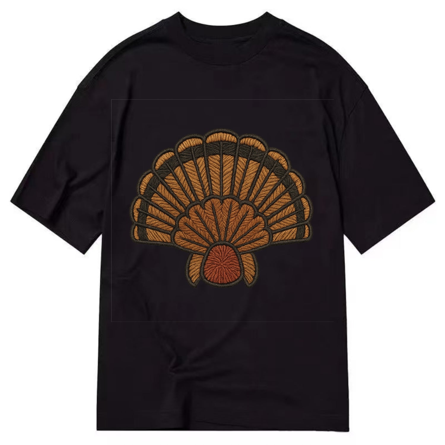 Turkey Feather  - Classic T-shirt - Black