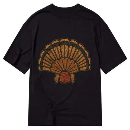 Turkey Feather  - Classic T-shirt - Black