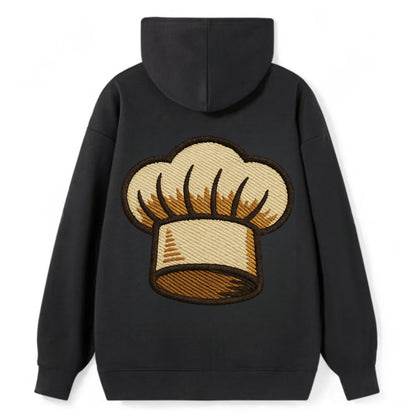 Chef Hat  - Classic Pullover Hoodie - Black