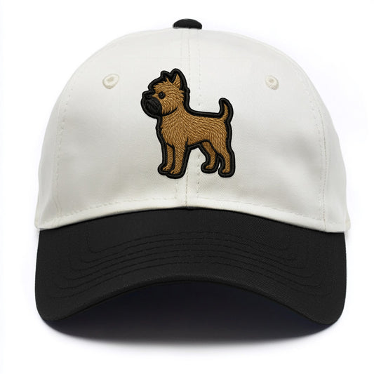 Affenpinscher - Contemporary wiry design - Two Tone Cap - Black